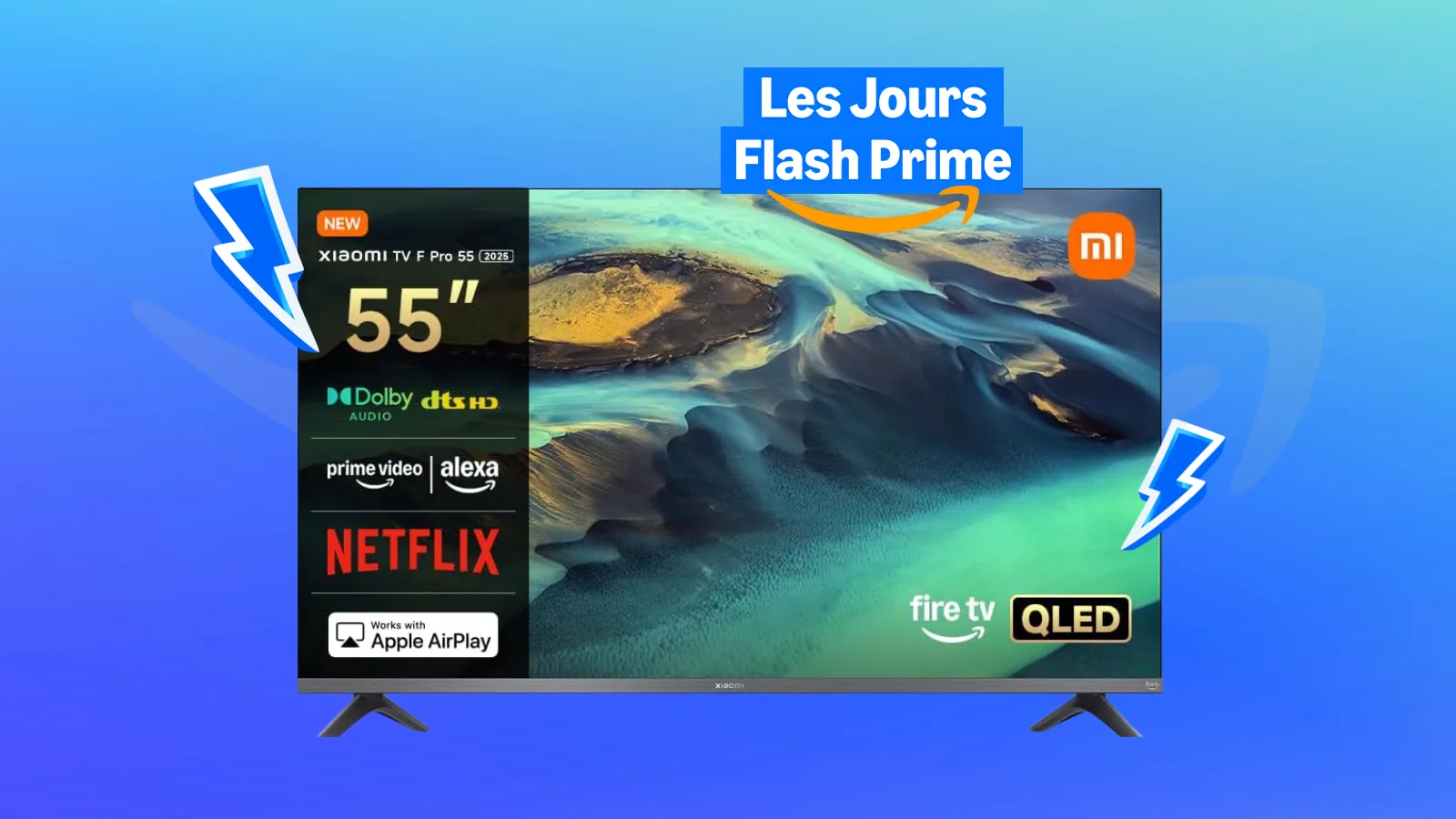 UNE TV QLED DE 55 POUCES POUR 398 € : XIAOMI VOIT GRAND POUR LES JOURS FLASH PRIME D’AMAZON