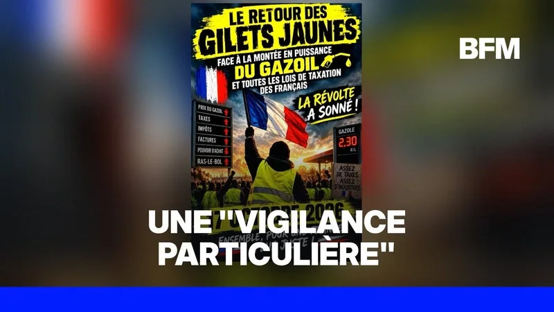 GILETS JAUNES: DE NOMBREUX APPELS À MANIFESTER RELAYÉS SUR LES RÉSEAUX SOCIAUX
