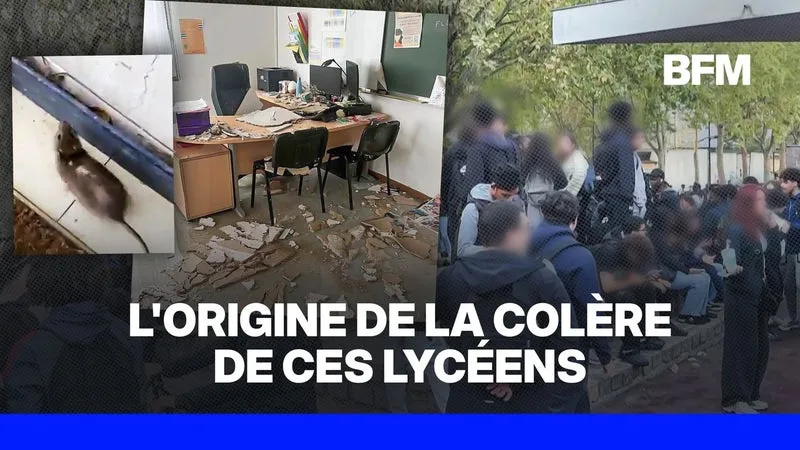 COLÈRE LYCÉENNE: LES ÉLÈVES DU LYCÉE PAUL-ÉLUARD À SAINT-DENIS ALERTENT SUR L’ÉTAT DE LEUR ÉTABLISSEMENT DEPUIS DES ANNÉES