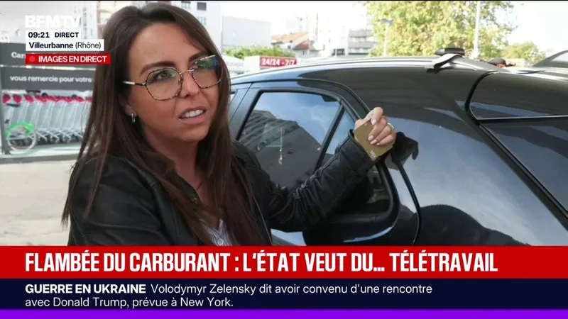 LE GOUVERNEMENT PROPOSE PLUS DE TÉLÉTRAVAIL FACE À LA FLAMBÉE DES PRIX DU CARBURANT: « CE N’EST PAS RÉALISABLE DE PARTOUT », SOUFFLE LAURA, OBLIGÉE D’UTILISER SA VOITURE