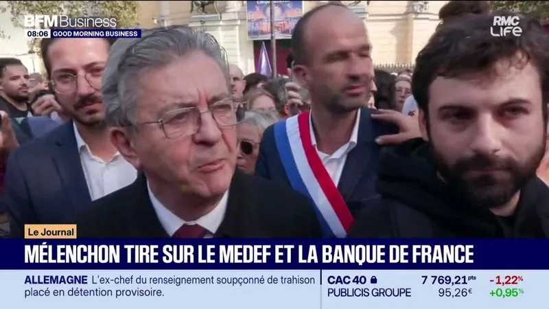 MÉLENCHON FACE AUX PATRONS