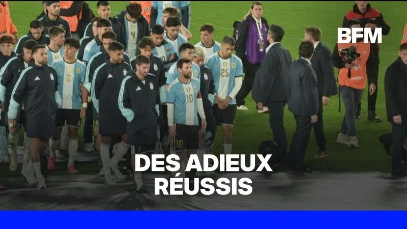 LIONEL MESSI FAIT SES ADIEUX À L’ALBICELESTE