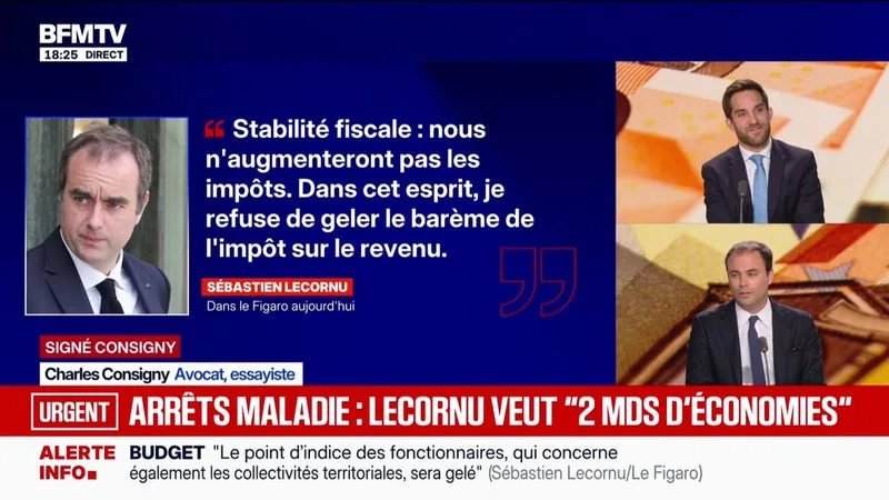 SIGNÉ CONSIGNY – « EFFORT BUDGÉTAIRE D’ENVIRON 54 MILLIARDS D’EUROS »: CHARLES CONSIGNY ESTIME QUE LE PREMIER MINISTRE « VA DANS LE BON SENS »