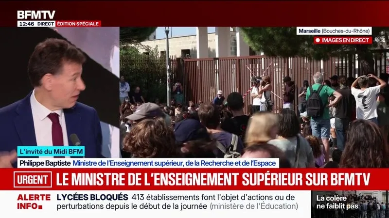 BLOCAGE DES LYCÉES: « DANS LES UNIVERSITÉS, IL N’Y A PAS EU CE DÉFERLEMENT DE VIOLENCE », NOTE LE MINISTRE DE L’ENSEIGNEMENT SUPÉRIEUR