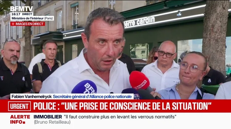 COLÈRE DES POLICIERS: « IL Y A EU UNE PRISE DE CONSCIENCE DE LA SITUATION », ASSURE LE SECRÉTAIRE GÉNÉRAL D’ALLIANCE POLICE NATIONALE, REÇU PAR LAURENT NUÑEZ