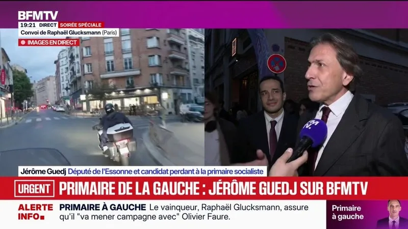 VICTOIRE DE RAPHAËL GLUCKSMANN À LA PRIMAIRE SOCIALE-DÉMOCRATE: « NOUS AVONS UNE GAUCHE DIGNE ET CRÉDIBLE INCARNÉE » PAR LE VAINQUEUR, DÉCLARE JÉRÔME GUEDJ