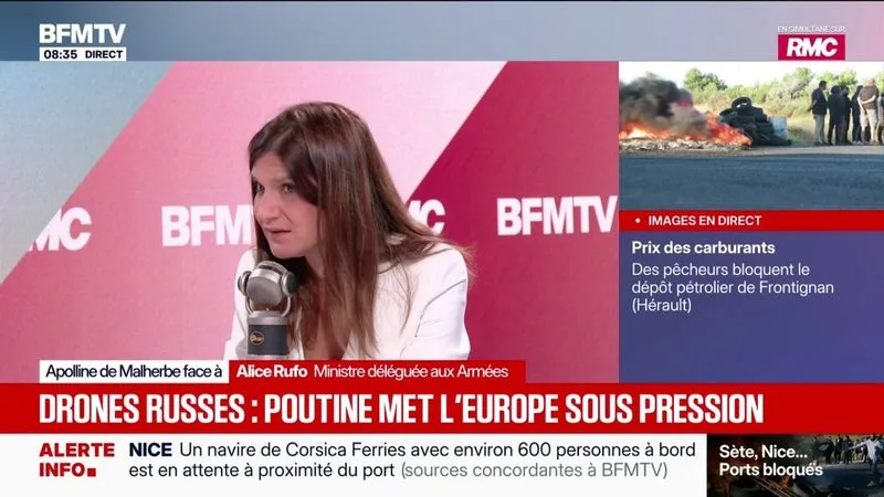 ALICE RUFO, MINISTRE DÉLÉGUÉE AUX ARMÉES: « JAMAIS NOUS N’AVONS EU UNE POSTURE AGRESSIVE À L’ÉGARD DE LA RUSSIE »