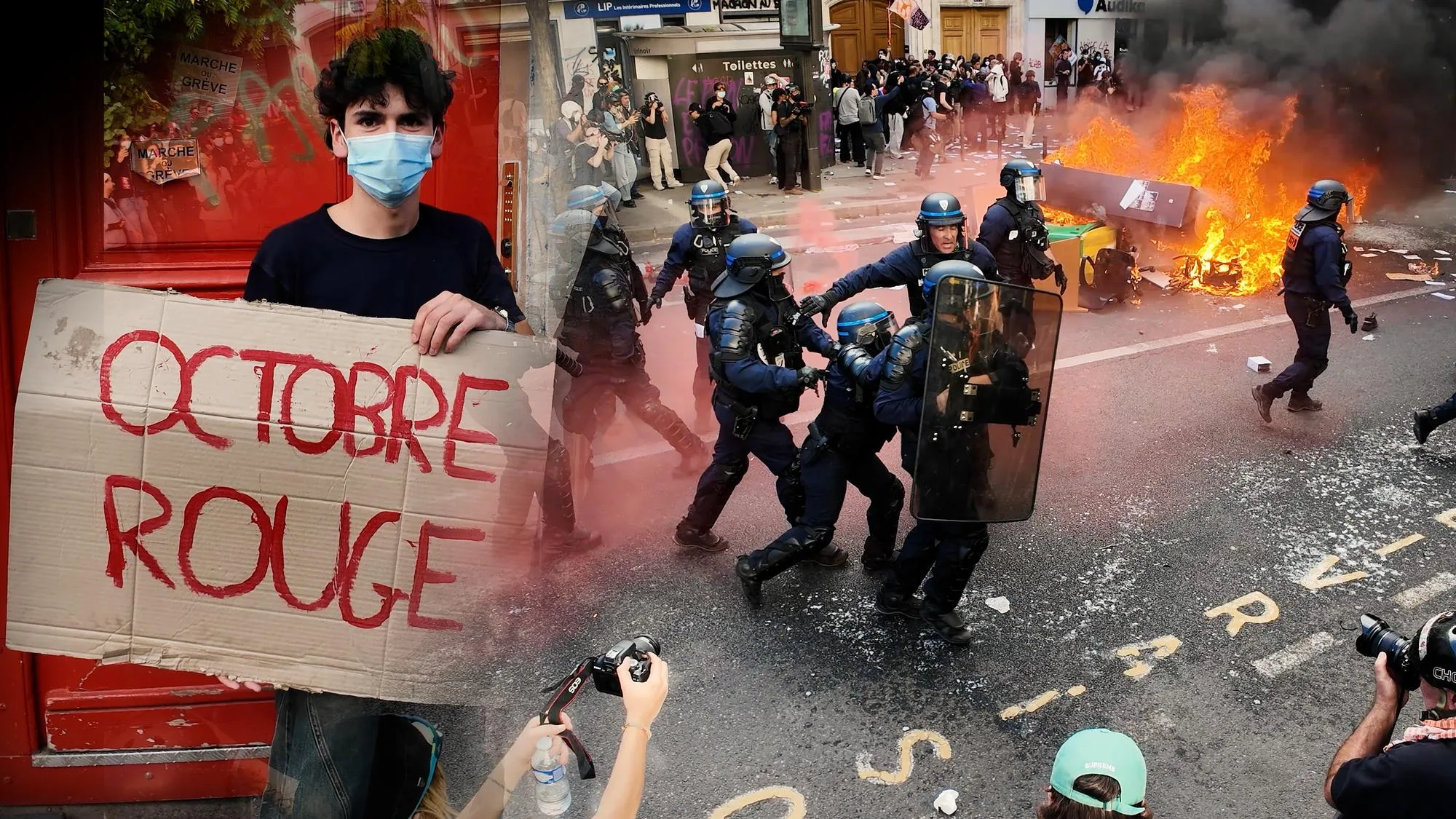 « À UN MOMENT DONNÉ, ÇA PÈTE » : DANS LES RUES DE PARIS, LA COLÈRE DES LYCÉENS