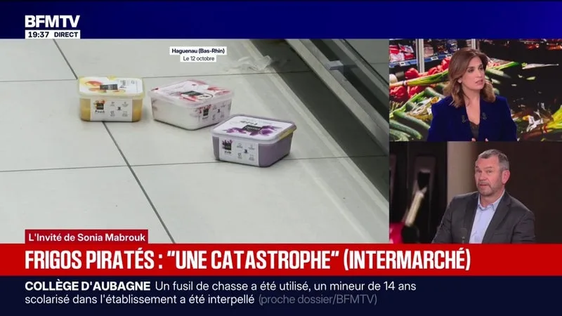 FRIGOS PIRATÉS: « C’EST UNE CATASTROPHE, C’EST DU JAMAIS-VU », ASSURE THIERRY COTTILLARD, PRÉSIDENT DU GROUPEMENT LES MOUSQUETAIRES