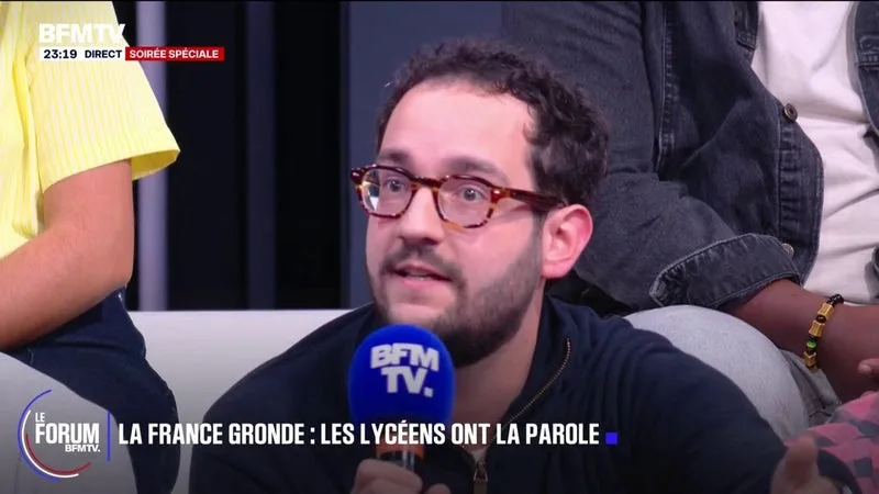 FORUM BFMTV – MOUVEMENT LYCÉEN: « QUAND L’ILLÉGAL DEVIENT NÉCESSAIRE, C’EST QUE L’ÉTAT A FAUTÉ », OBSERVE MATHÉO, AVOCAT PÉNALISTE À PARIS