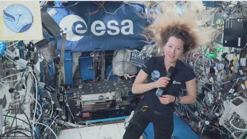 APRÈS HUIT MOIS À BORD DE LA STATION SPATIALE INTERNATIONALE, SOPHIE ADENOT SE PRÉPARE À REVENIR SUR TERRE