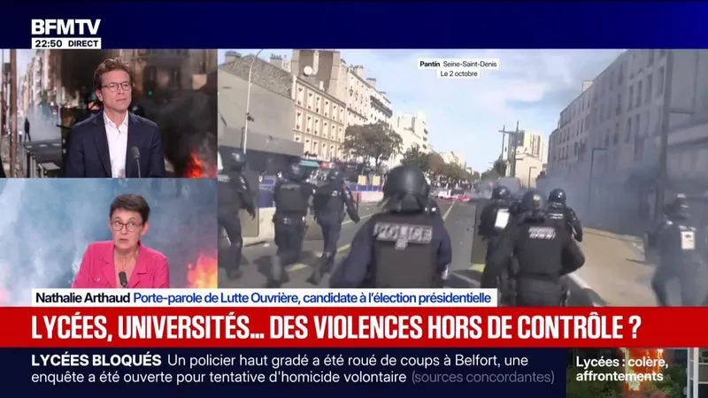 COLÈRE LYCÉENNE: « ON ASSISTE À UNE PRISE D’OTAGE POLITIQUE », ESTIME GEOFFROY DIDIER, PORTE-PAROLE DE BRUNO RETAILLEAU, CANDIDAT À L’ÉLECTION PRÉSIDENTIELLE