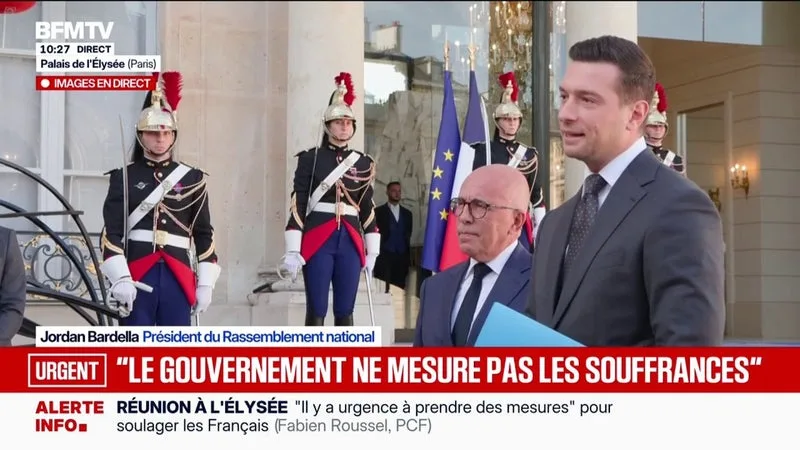 JORDAN BARDELLA: « LE GOUVERNEMENT NE SEMBLE PAS AVOIR PRIS LA MESURE DES SOUFFRANCES QUI SONT CELLES DE LA FRANCE DU TRAVAIL ET DES MILLIONS D’AUTOMOBILISTES »