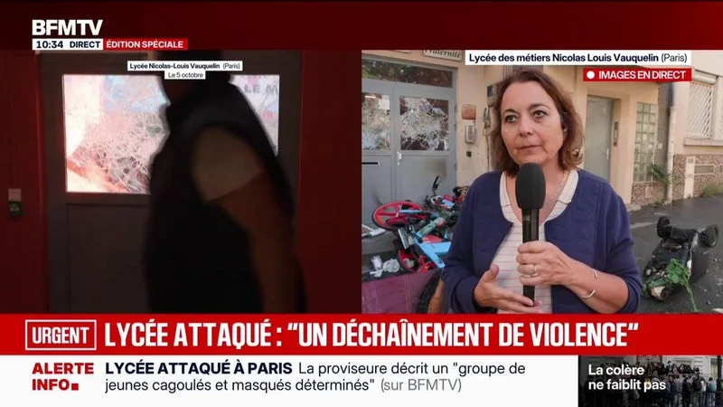 LYCÉE VAUQUELIN PRIS POUR CIBLE: LA PROVISEURE DE L’ÉTABLISSEMENT DÉNONCE « UN DÉCHAÎNEMENT DE VIOLENCE »