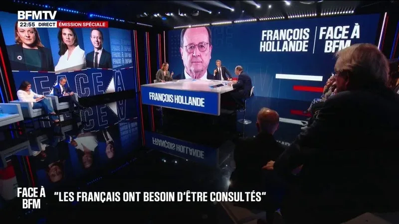 « LES FRANÇAIS ONT BESOIN D’ÊTRE CONSULTÉS », ESTIME FRANÇOIS HOLLANDE, ANCIEN PRÉSIDENT DE LA RÉPUBLIQUE