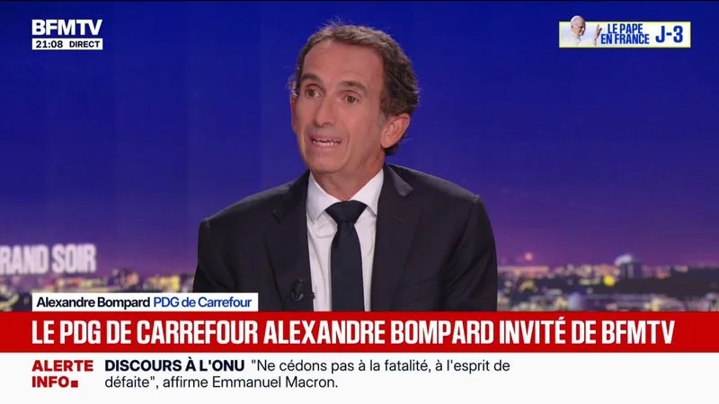 AIDES SUR LES PRIX DES CARBURANTS: « C’EST LE SIGNE DE L’IMPUISSANCE PUBLIQUE DANS LAQUELLE ON SE TROUVE », AFFIRME ALEXANDRE BOMPARD, PSG DE CARREFOUR