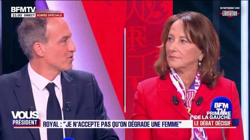 « IL N’Y AVAIT AUCUNE CONNOTATION SEXISTE »:RAPHAËL GLUCKSMANN SE JUSTIFIE APRÈS AVOIR ACCUSÉ, DANS UNE VIDÉO SORTIE SUR LES RÉSEAUX SOCIAUX, SÉGOLÈNE ROYAL D’AVOIR FAIT « LA DANSE DU VENTRE À EMMANUEL MACRON »