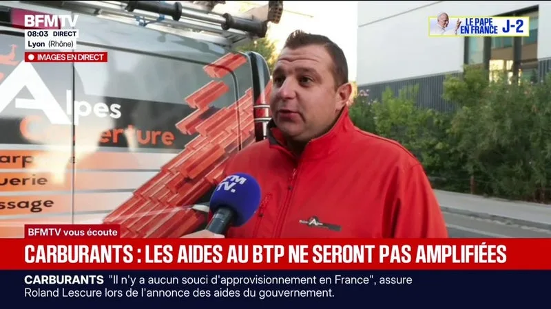 « SI ÇA CONTINUE COMME ÇA, ON VA PEUT-ÊTRE REFUSER DES CHANTIERS FAUTE DE CARBURANT »: LE SECTEUR DU BTP DUREMENT TOUCHÉ PAR LA FLAMBÉE DES PRIX DES CARBURANTS