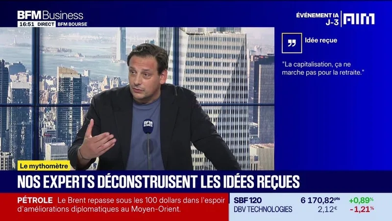 MYTHOMÈTRE : « LA CAPITALISATION, ÇA NE MARCHE PAS POUR LES RETRAITES ! » FAUX RÉPOND MATTHIAS BACCINO – 21/09